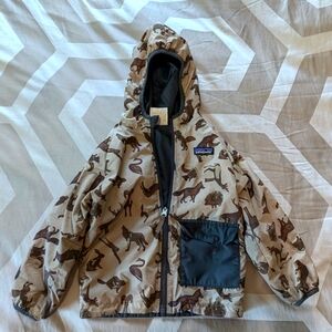 Patagonia puff ball reversible jacket 3T